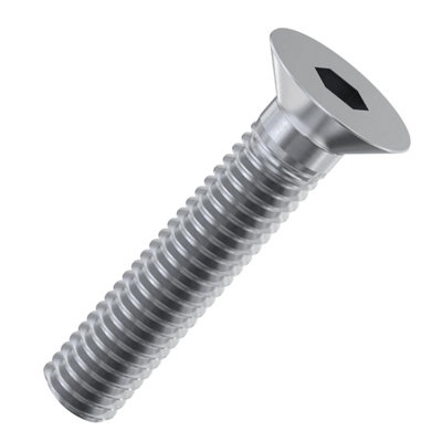 Accu - M4 x 10mm Socket Countersunk Screws (ISO 10642) - Stainless Steel (A2) (Pack of 100)