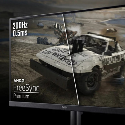 acer NITRO KG1 Series 23.8インチ FHD 100Hz Acer Nitro KG1 23.8 Inch Gaming Monitor Full HD IPS 200Hz 0.5ms