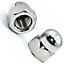 Acorn Nuts M10  Dome Stainless Steel Hex Cap  Pack of: 2 Domed Nuts Rust Resistant Hexagon Nut Cap DIN 1587 A2