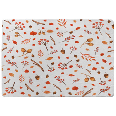 Acorns & Leaves Special Soft Home Rug
