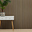 Acoustic Decorative Timber Slat Wall Panel - Oak Natural - 2400mm x 600mm