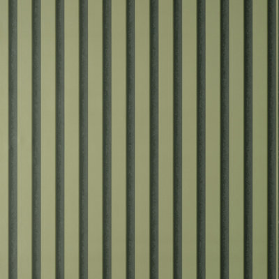 Acoustic Panel Olive Wallpaper