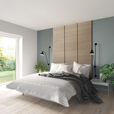 Slatpanel® | Luxury Oiled Oak | Non-Acoustic Wide Slat Wood Wall Panels