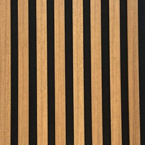 Acoustic Wall Panel Teak Wood Slat Wall Panel 120 x 60cm