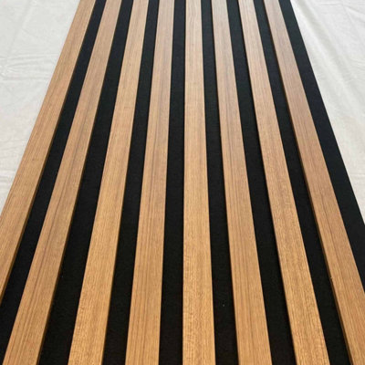 Acoustic Wall Panel Teak Wood Slat Wall Panel 120 x 60cm