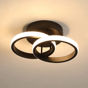 Acrylic LED Semi Flush Mount Ceiling Light