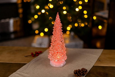 Acrylic Light Up Christmas Tree - Christmas Decorations Indoor LED xmas tree - 4