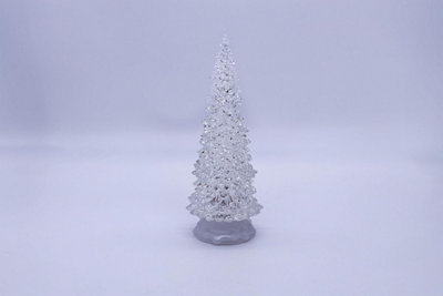 Acrylic Light Up Christmas Tree - Christmas Decorations Indoor LED xmas tree - 8