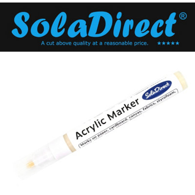 Acrylic Paint Marker Pen Permanent for Stone Leather Fabric
