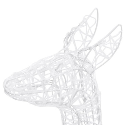 Acrylic Reindeer Family Christmas Decoration 160 LED Cold White - 8