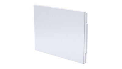 Acrylic Straight Bath End Panel - 700mm - White - Balterley