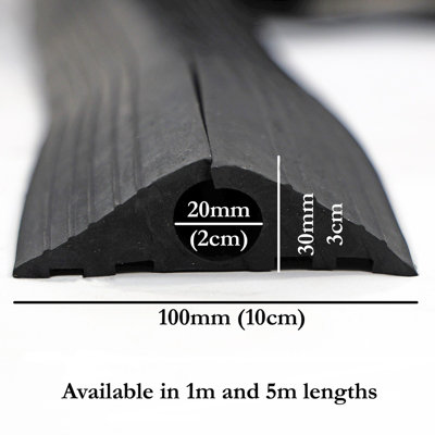 Actiasgear Heavy Duty Rubber Floor Cable Protector 5m long