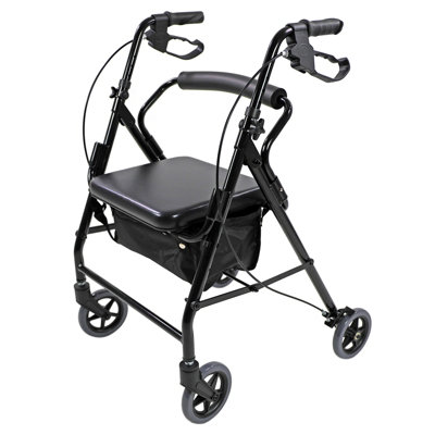 Actiasgear - Lightweight Foldable Rollator Walking Frame with Seat ...