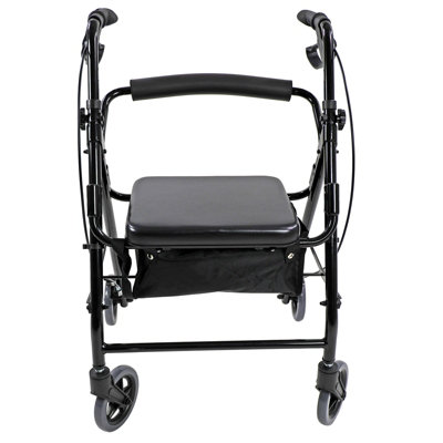 Actiasgear - Lightweight Foldable Rollator Walking Frame with Seat ...