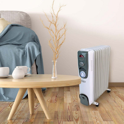 Actiasgear Oil Filled Radiator 2500W Column Portable Electric Heater ...