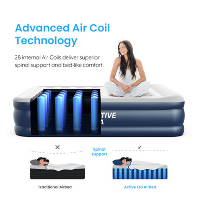 Active era double air bed discount