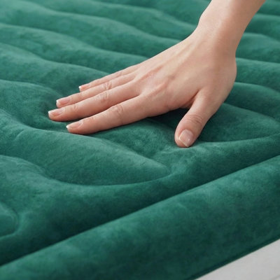 Active Era King Size Comfort Plus Air Bed with Built-In Electric Pump, Inflates within 2.5 mins - Green/White