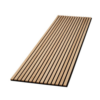 Acupanel Contemporary Natural Oak Slat Acoustic Wood Slat Wall Panel ...