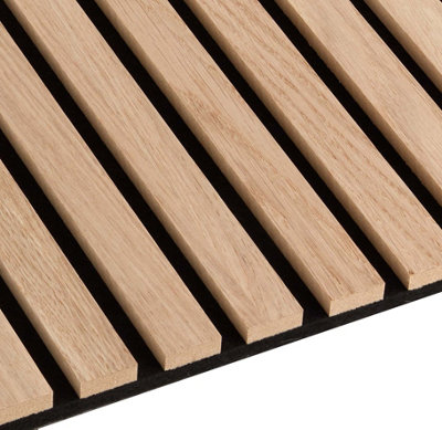 Acupanel Contemporary Natural Oak Slat Acoustic Wood Slat Wall Panel ...
