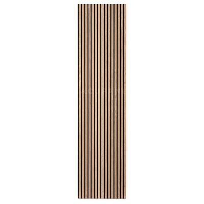 Acupanel Contemporary Oak Acoustic Wood Slat Wall Panel 120cm x 60cm