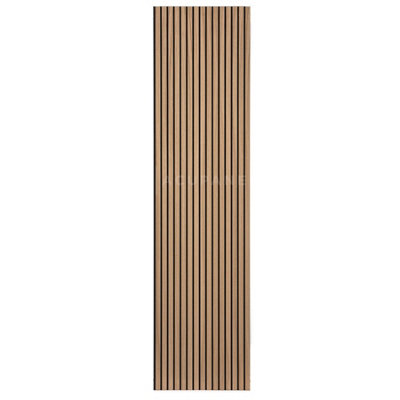 Acupanel Contemporary Oak Wood Slat Wall Panel (Non-Acoustic) 240cm x 60cm