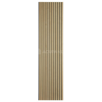 Acupanel Luxe Natural Ash Acoustic Wood Slat Wall Panel 240cm x 60cm