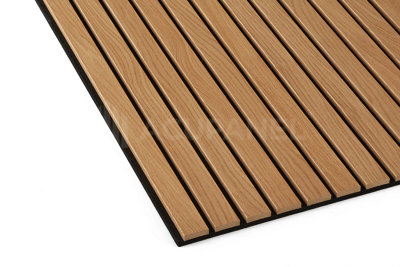 Acupanel Luxe Natural Oak Acoustic Wood Slat Wall Panel 240cm x 60cm