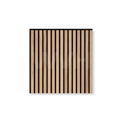 Acupanel Square Oak Acoustic Slat Wood Wall Mini Panel 60cm x 60cm