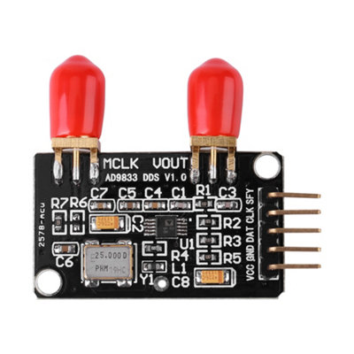 AD9833 DDS Signal Generator Module: Generate Square,Triangle,and Sine Waves from 0 to 12.5 MHz