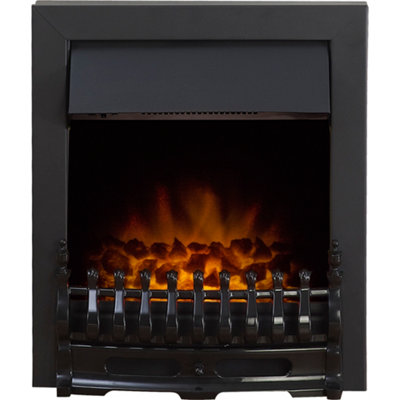 Adam Blenheim Electric Fire in Black