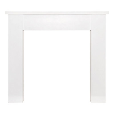 Adam Buxton Mantelpiece in Pure White, 48 Inch