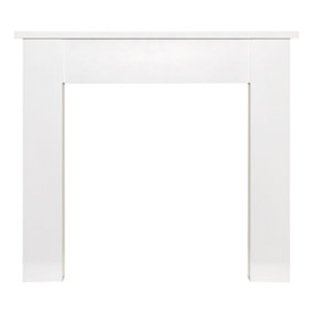 Adam Buxton Mantelpiece in Pure White, 48 Inch