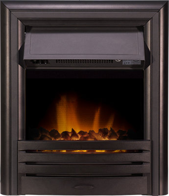 Adam Carolina Electric Fire in Black