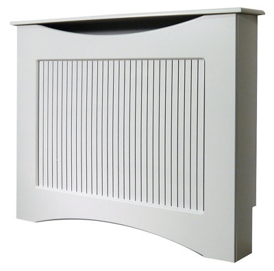 Adam Fairlight Radiator Cover in White, 1200mm