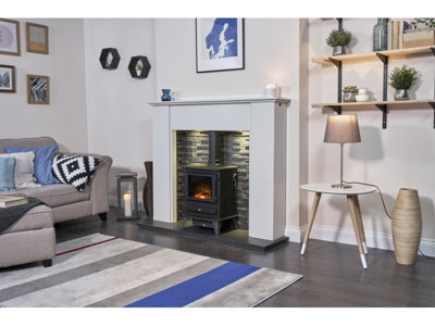 Adam Hudson Electric Stove Black | UK - View #7