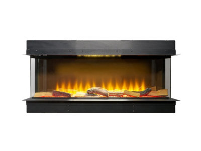 Adam Sahara Panoramic Media Wall Electric Fire, 42 Inch | DIY at Bu0026Q
