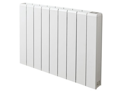 Adam Samson 2000W Dual Heating Electric Radiator in White with Smart ...