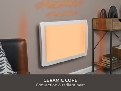 Adam Solis 1500W Ceramic Core Electric Radiator in White