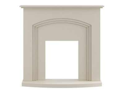 Adam Truro Fireplace in Cream, 41 Inch