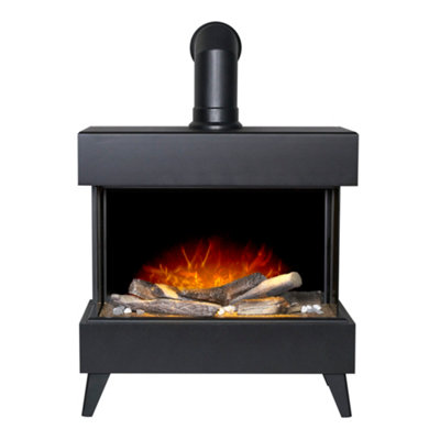 Adam Viera Electric Stove with Remote Control in Black Price Comparisons | Compare The Build