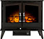 Adam Woodhouse Electric Stove in Black