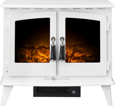 Adam Woodhouse Electric Stove in Pure White | DIY at Bu0026Q