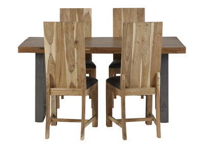 Adaman Live Edge Matching Dining Chair (Pack Of 2)