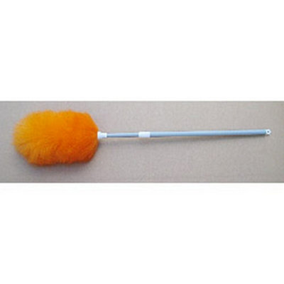 Adams Bros Lambswool Telescopic Duster Orange/Blue (One Size)