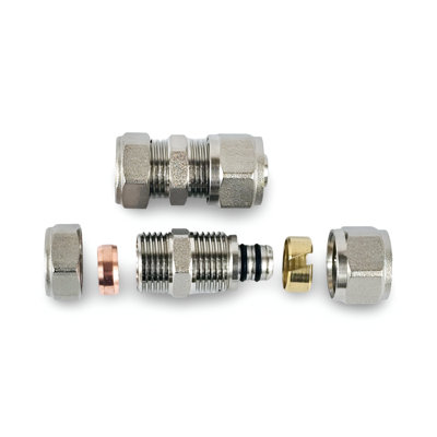 Adapter Reducer 16mm Barrier Plastic Pipe x 15mm Compression Copper ...