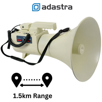 adastra L50U 50W Megaphone with USB/SD Player and 1.5km Range Price Comparisons | Compare The Build