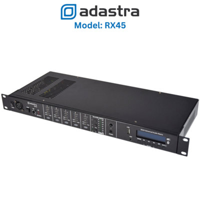 adastra RX45 Advanced Audio Matrix 1U Rack Mountable: 4 Selectable Inputs / 5 Stereo Outputs