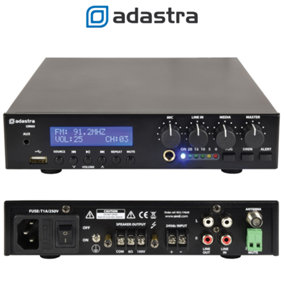 adastra UM60 60W Ultra Compact Mixer-Amplifier 100V with USB Audio Player