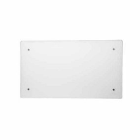 Adax Clea WiFI Glass Electric Panel Heater, Wall Mounted, 1000W, White