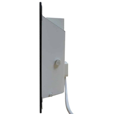 Adax Clea WiFI Glass Electric Panel Heater, Wall Mounted, 1200W, Black